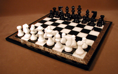alabaster chess sets
