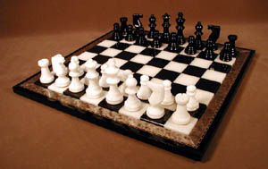 brown chess sets