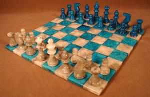 brown chess sets