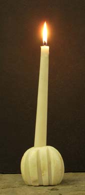stone candle holder