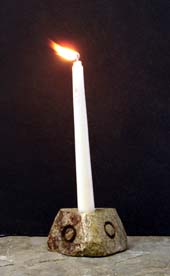 marble candle holders