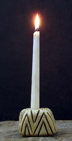 marble candle holders