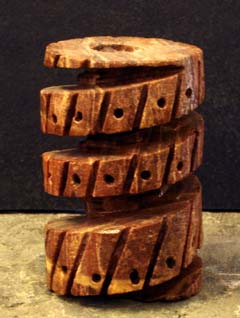 sandstone candle holder