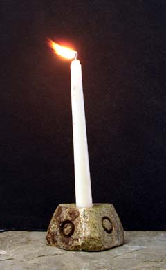 marble candle holders