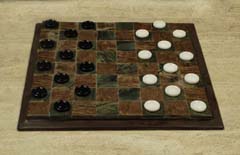 Stone Checkers Sets