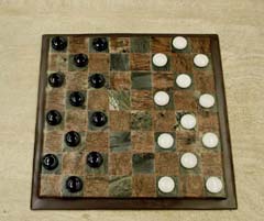 Stone Checkers Sets