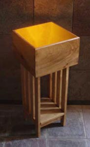 Illuminated Stone Accent Tables