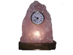 lighted pink stone clocks