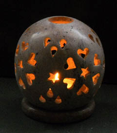 soapstone candle holders