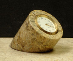 fossil stone clocks