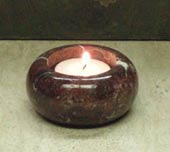 marble tea candle holders