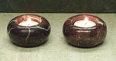 marble candle holders