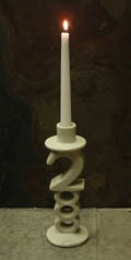 stone candle holders