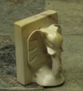soapstone book ends