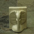 stone elephant bookends