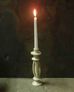 stone candle holders