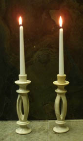 split candle holders