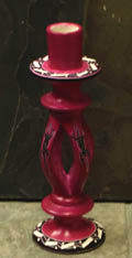 natural candle holder