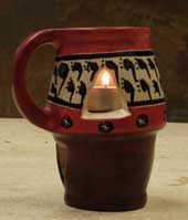 stone candle lanterns