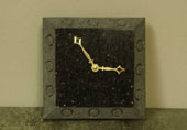 black granite desk clocks
