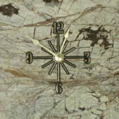 oak wood brown marble wall clocks