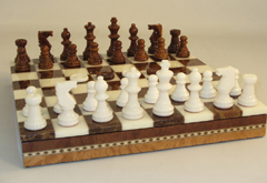 brown chess sets