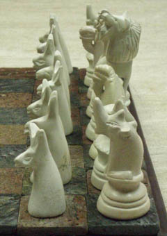 Stone Chess pieces