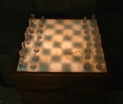 Illuminated Chess Tables