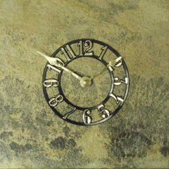 Real fossil stone wall clocks