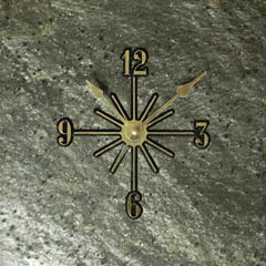 quartzite wall clocks