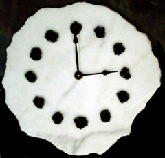 Gold Blush Stone Wall Clocks