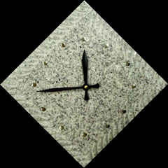 Gold Blush Stone Wall Clocks