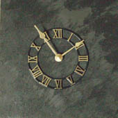 4 stone chips clock face