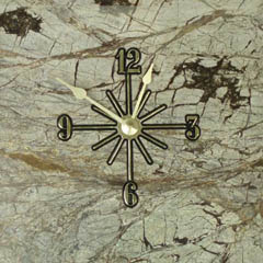 oak wood brown marble wall clocks